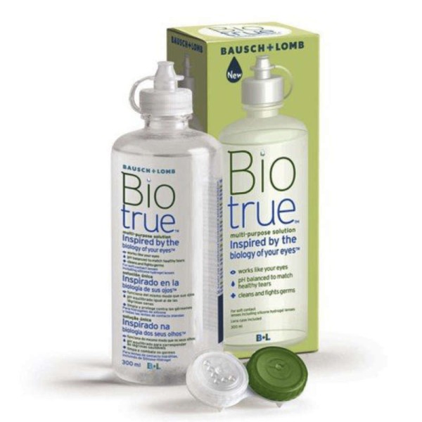 BIO TRUE υγρό φακών 300 ml & ΔΩΡΟ 60 ml