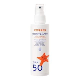 KORRES COCONUT-ALMOND Kids Comfort Sunscreen Spray Face & Body SPF50